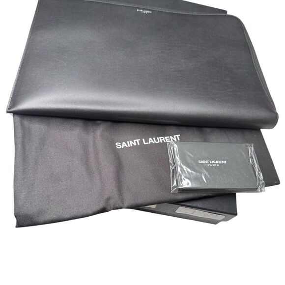 YSL IPad or Document Holder Clutch - Picture 3 of 8